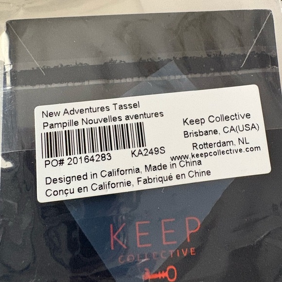 NWT Keep Collective “New Adventures Tassel” Charm - Picture 3 of 3